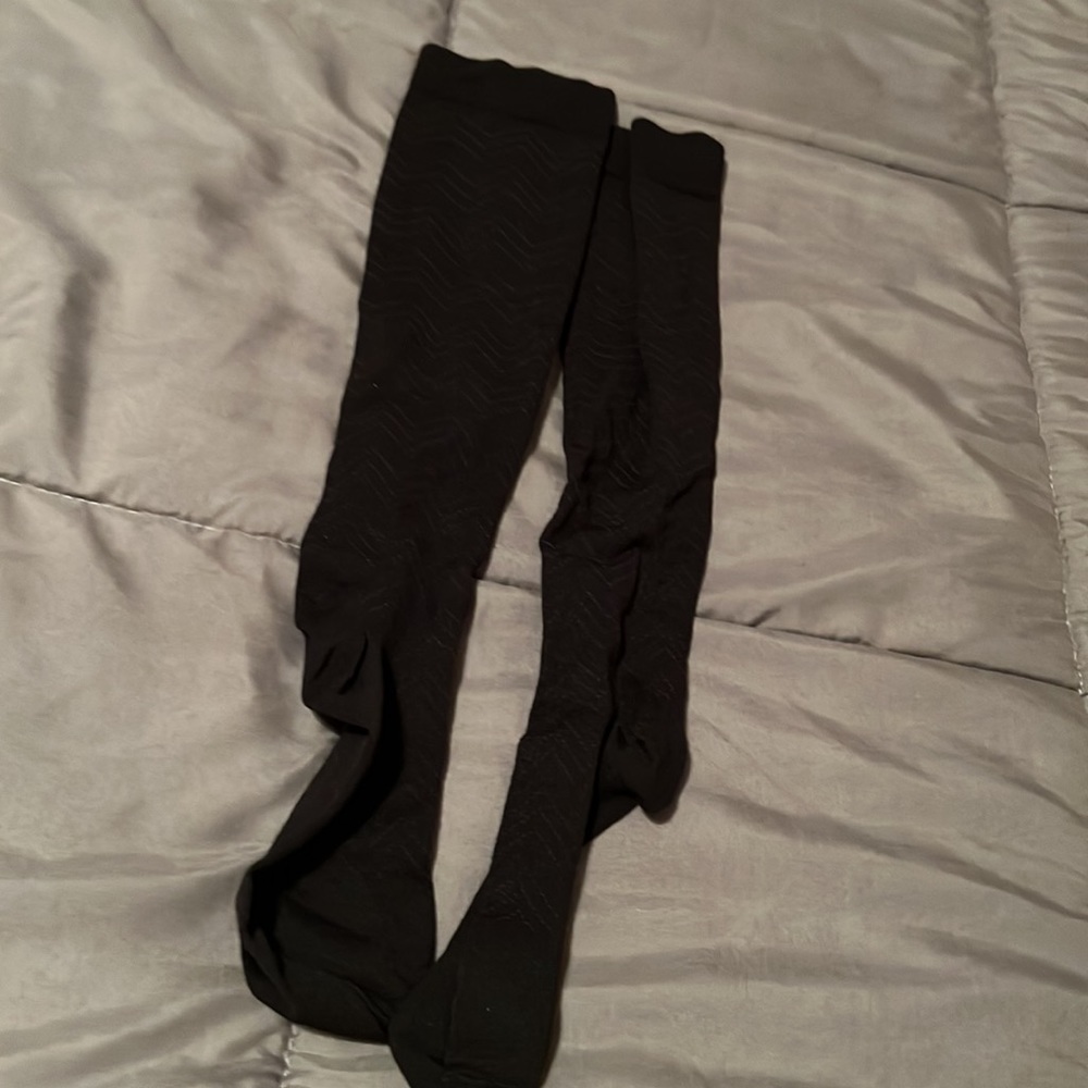 Women’s Bundle Hosiery Patterned Tights Compressi… - image 5